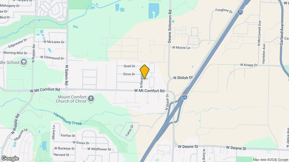 2310 N Raven Ln Map and Location Details