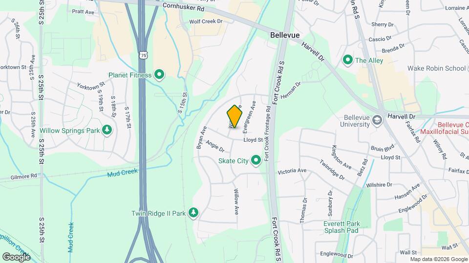 1009 Willow Ave Map and Location Details