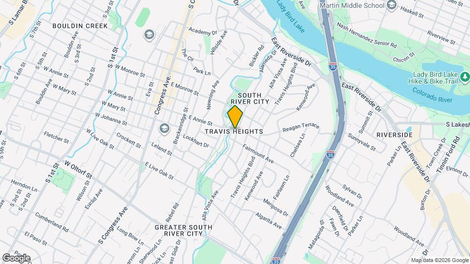 1704 Alameda Dr Map and Location Details