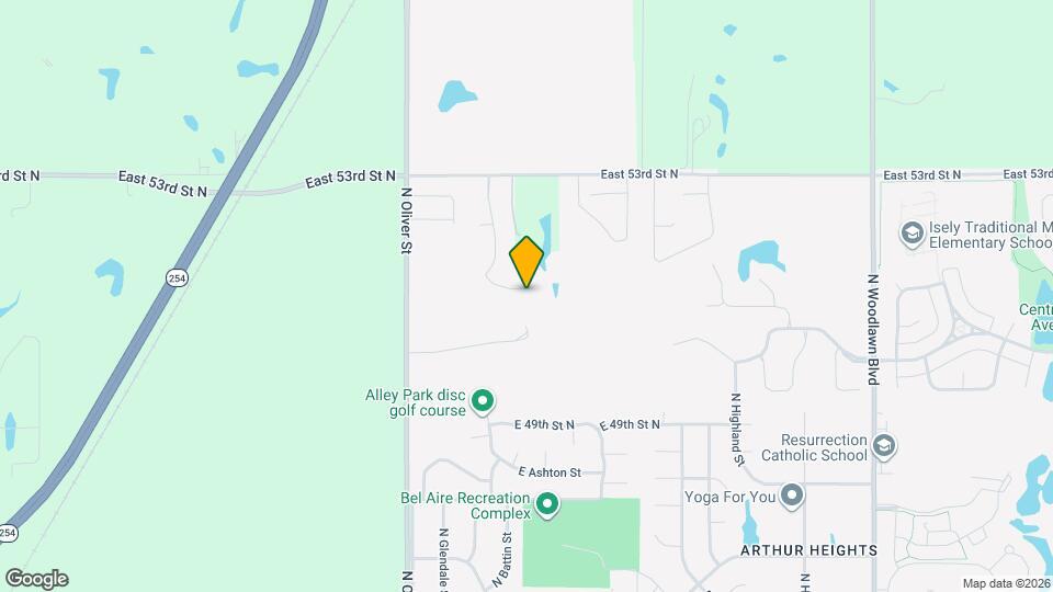 5247 N Pinecrest Ct Map and Location Details