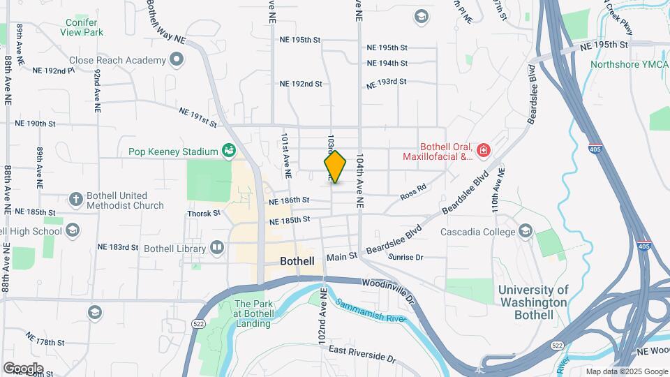 10304 NE 186th St Map and Location Details