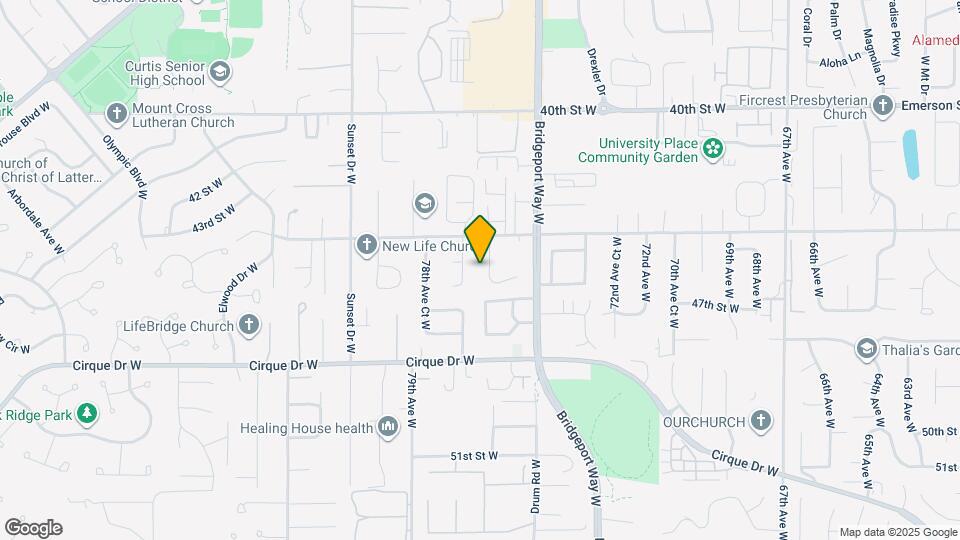 4420 76th Ave W Map and Location Details