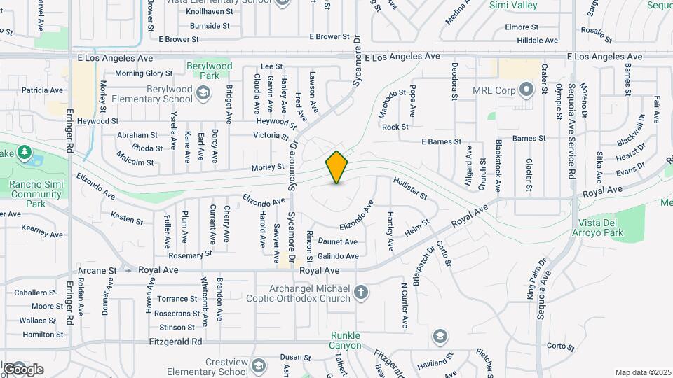 2648 Hollister St Map and Location Details