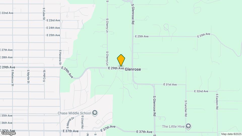 5023 E 29th Ave Map and Location Details