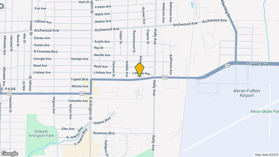 1187 Triplett Blvd Map and Location Details