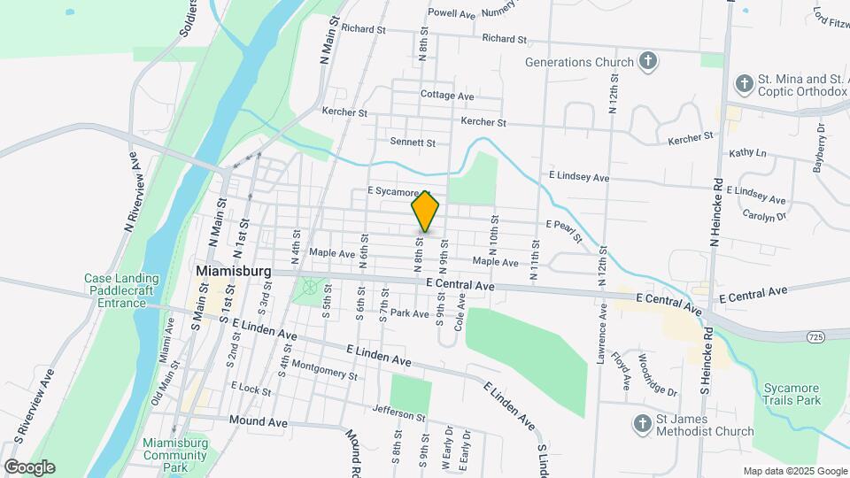 806 Buckeye St Map and Location Details