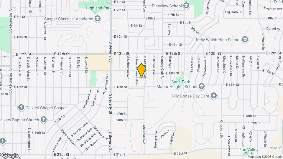 1452 S Missouri Ave Map and Location Details