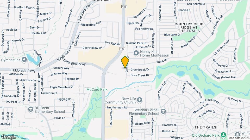 2224 Crestridge Dr Map and Location Details