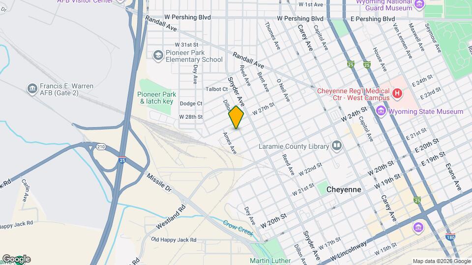 2610 Dillon Ave, Unit 2 Map and Location Details