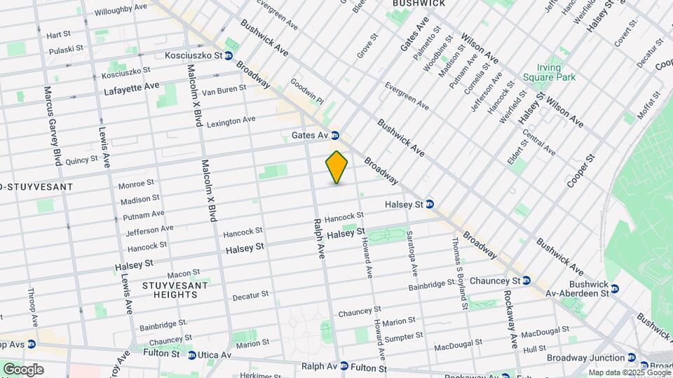 1002 Putnam Ave Map and Location Details