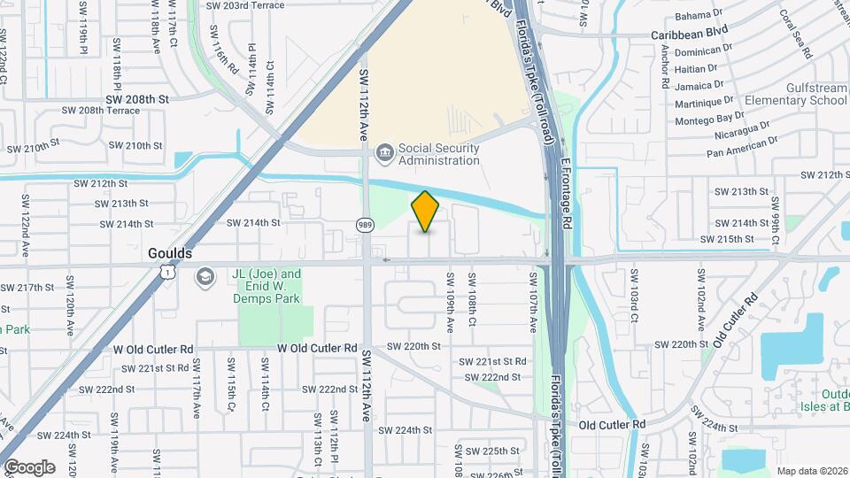 21450 SW 109th Ct Map and Location Details