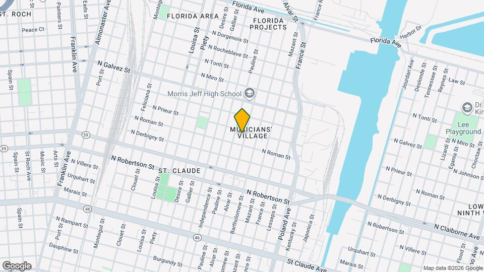 1828 Alvar St Mapa y Detalles de la Ubicación