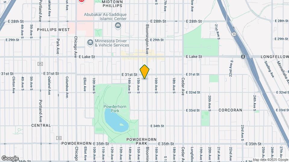 3118 Bloomington Ave Map and Location Details
