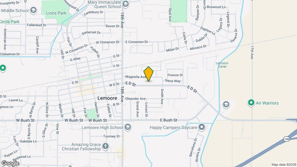 248 E D St Map and Location Details