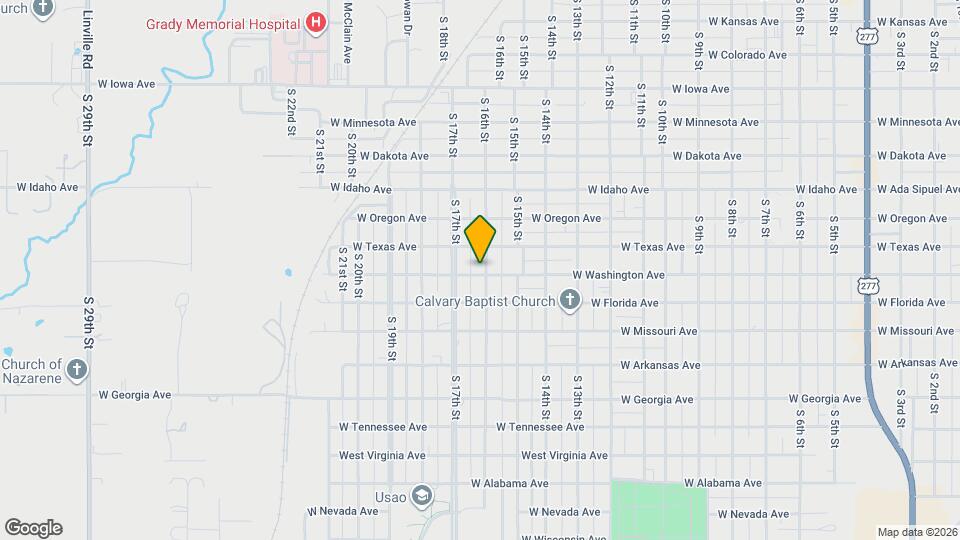 928 S 16th St Map and Location Details