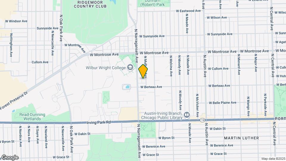 4222 N Mulligan Ave Map and Location Details