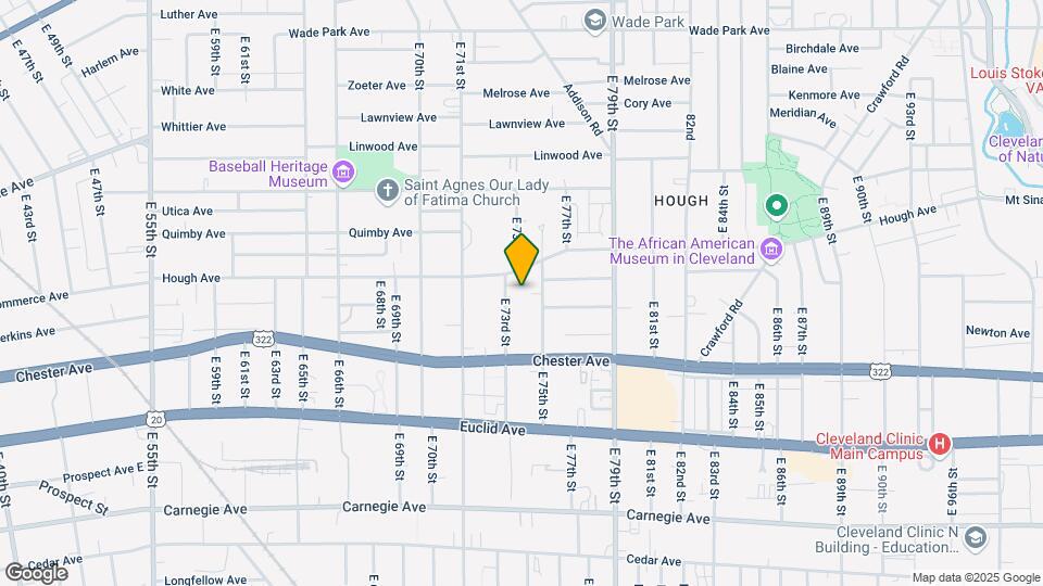 7350 Hough Ave Map and Location Details