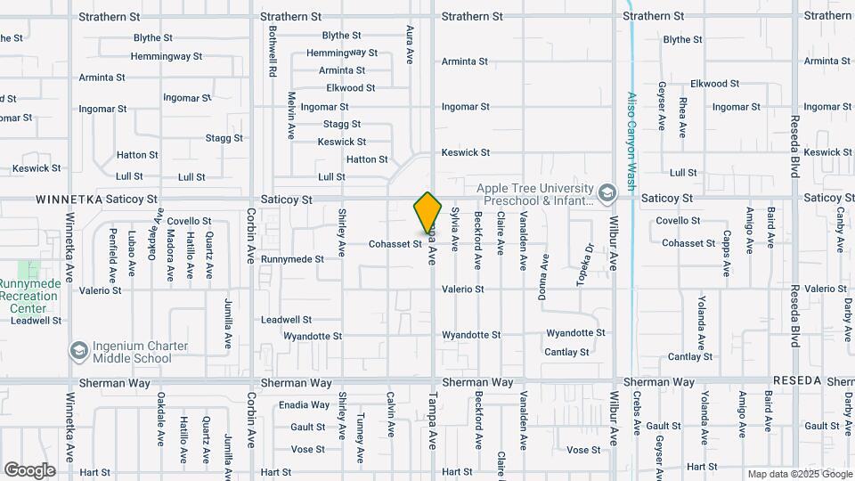 19303 Cohasset St Map and Location Details