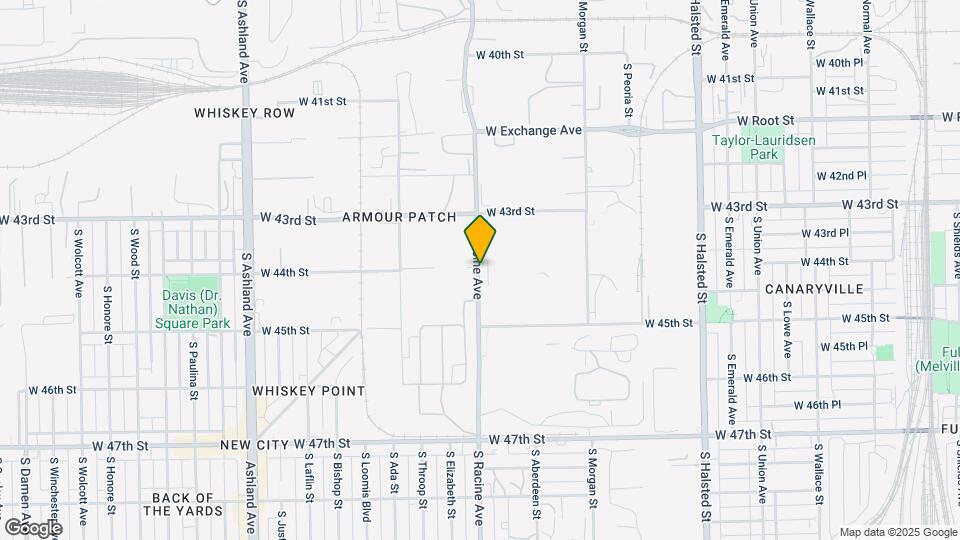 4400 S Racine Ave Map and Location Details