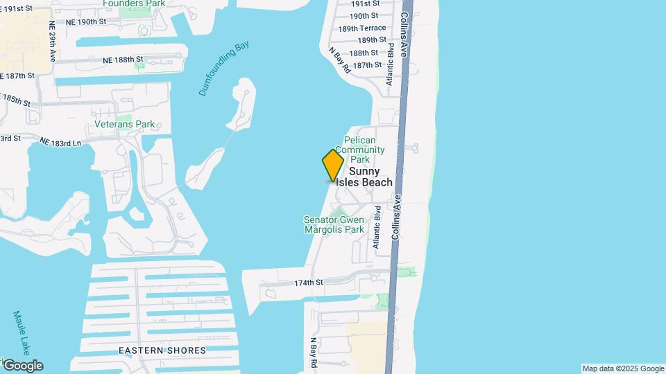 17878 N Bay Rd, Unit 407 Map and Location Details