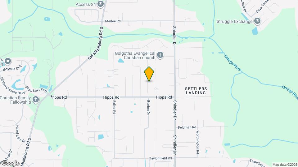 7033 Camfield Landing Dr Map and Location Details