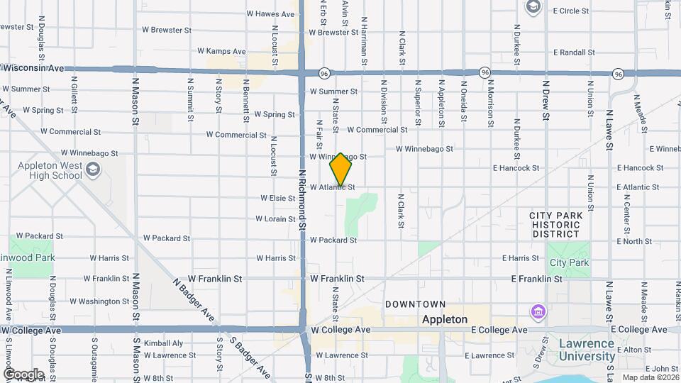 616 N State St Map and Location Details