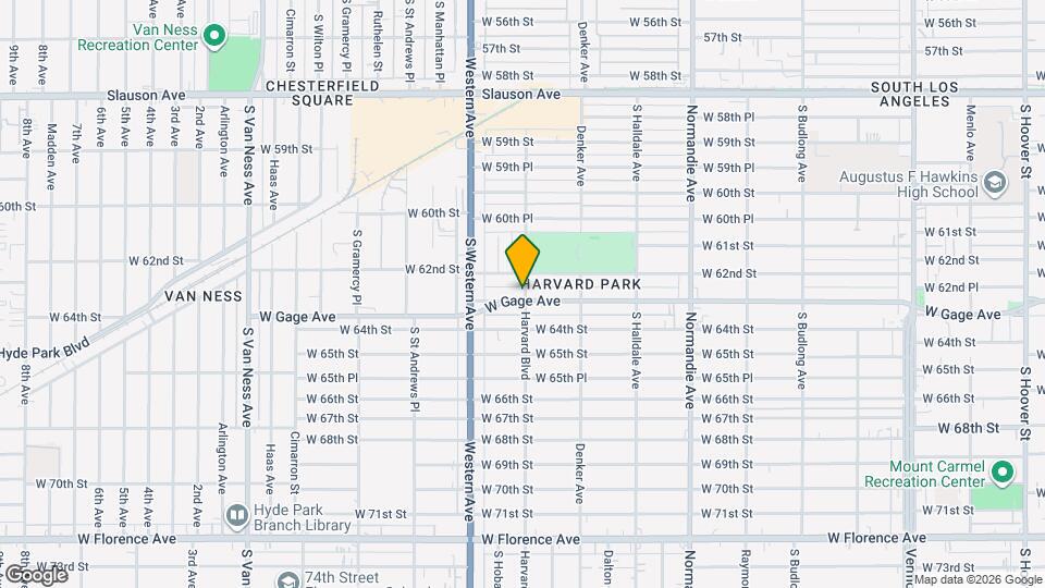6223 Harvard Blvd Map and Location Details