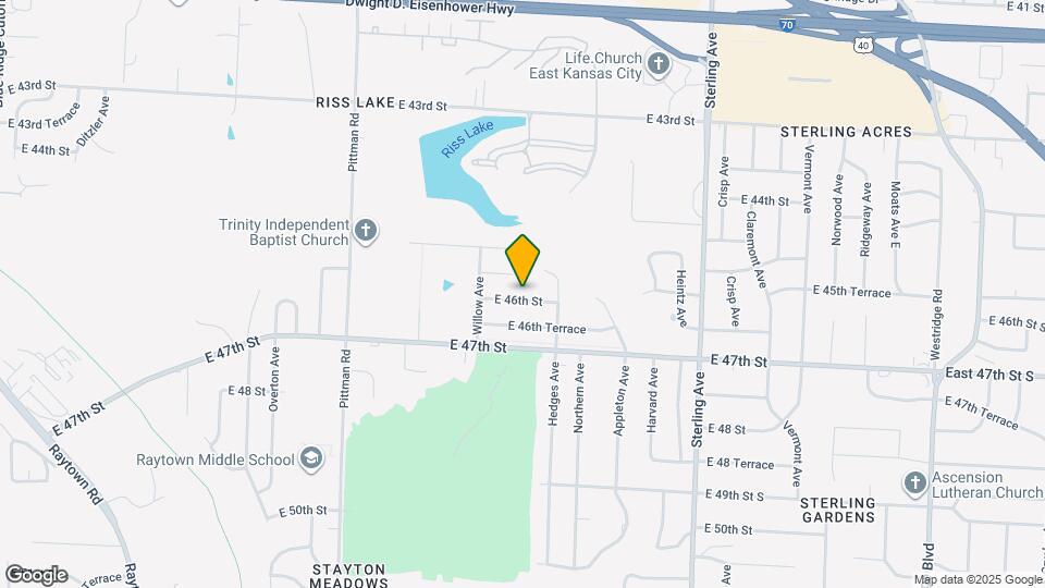 10602 E 46th St Map and Location Details