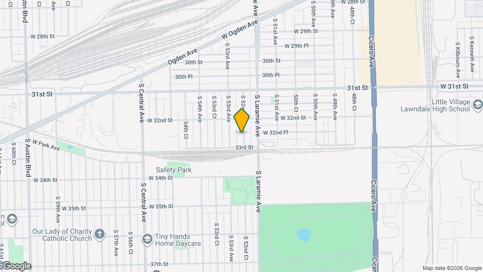 3228 S 52nd Ct Map and Location Details