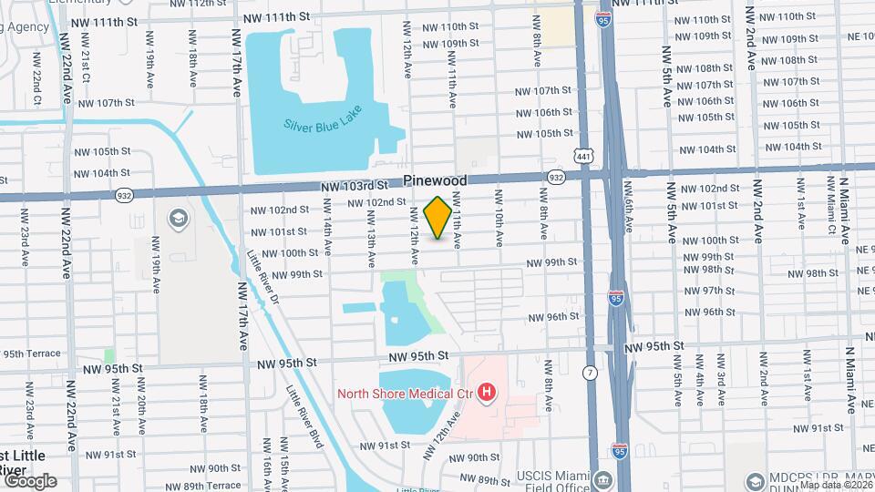1163 NW 100th St Map and Location Details