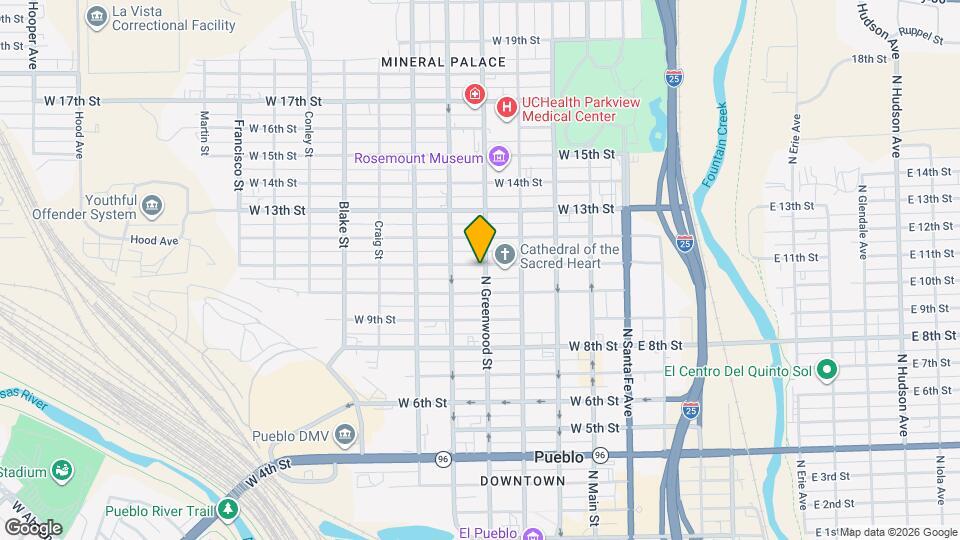 1025 N Greenwood St Map and Location Details