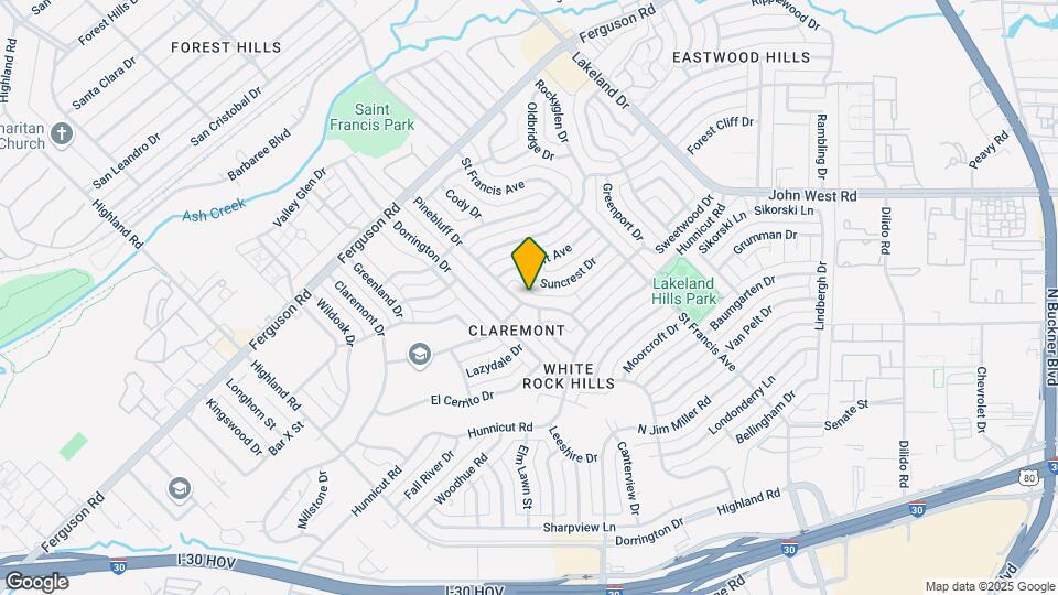 2510 Pinebluff Dr Map and Location Details