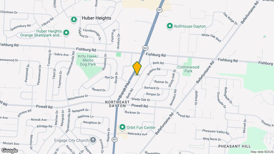 5745 Beth Rd Map and Location Details