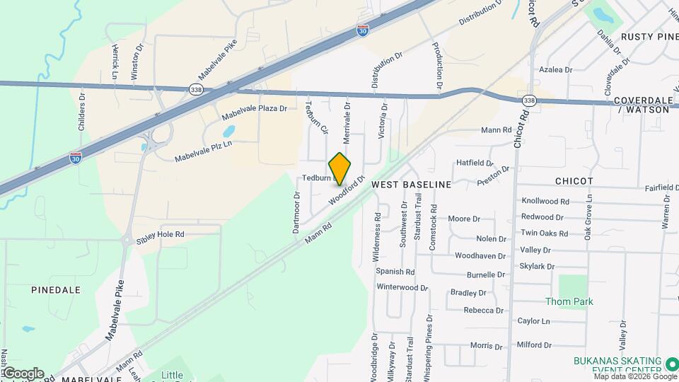 9516 Woodford Dr Map and Location Details