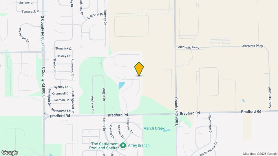 1534 Wedgewood Pl Map and Location Details