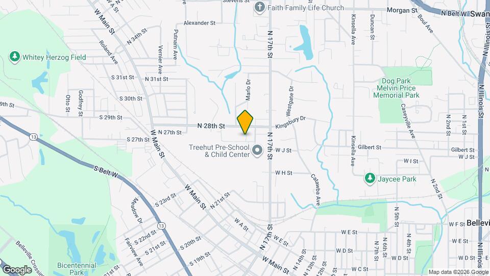 525 N 27th St Map and Location Details