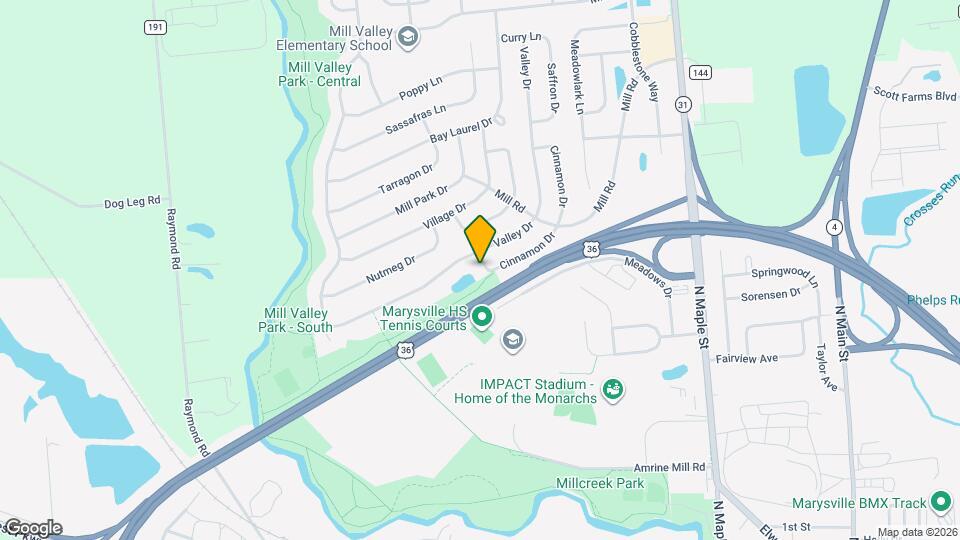 1293 Cinnamon Dr Mapa y Detalles de la Ubicación