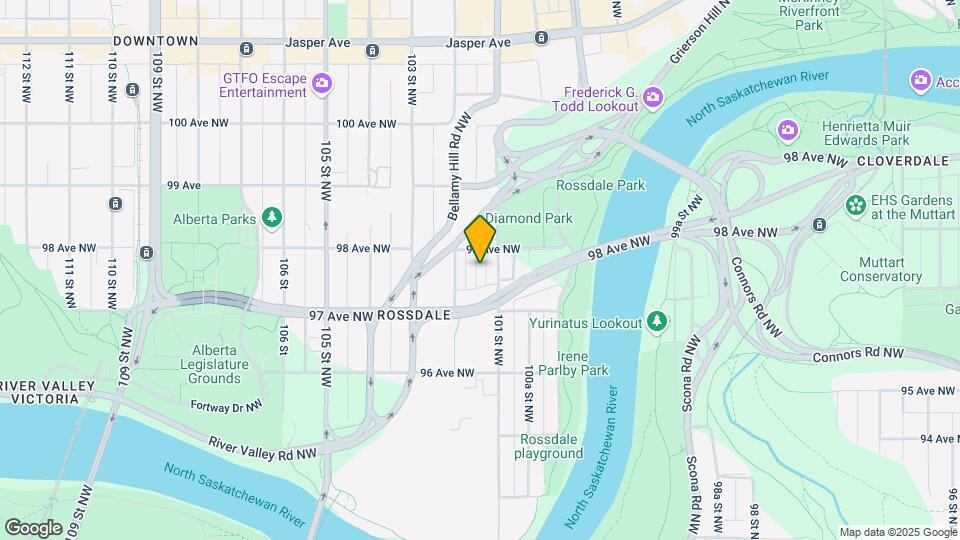 9731 101A St NW Map and Location Details