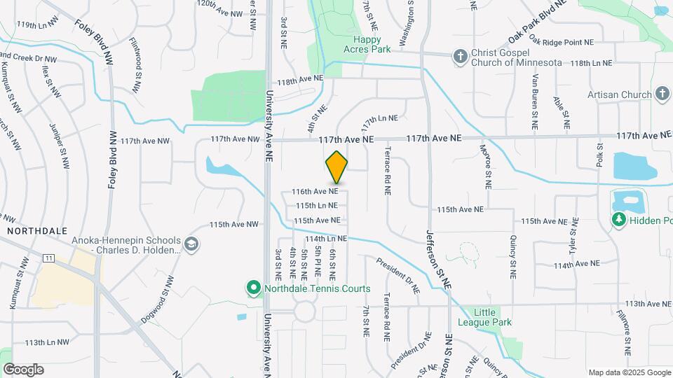 117 116th Ave NE Map and Location Details
