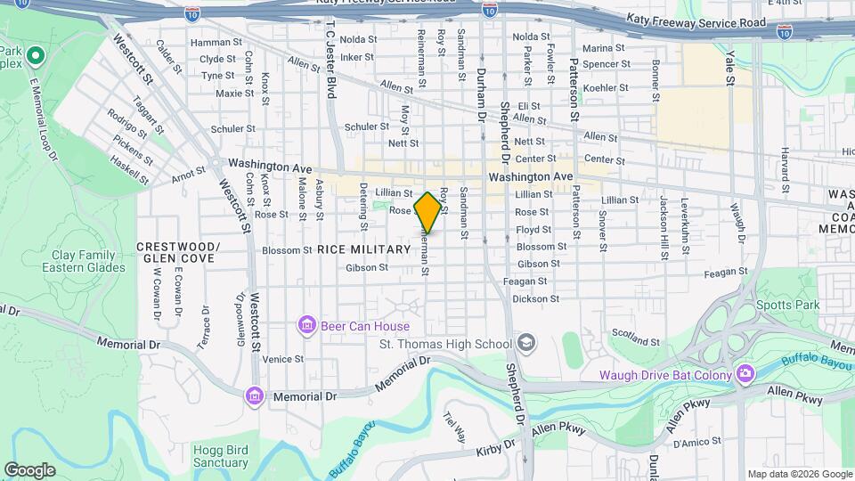604 Reinerman St Map and Location Details