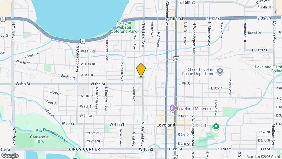 817 N Garfield Ave Mapa y Detalles de la Ubicación