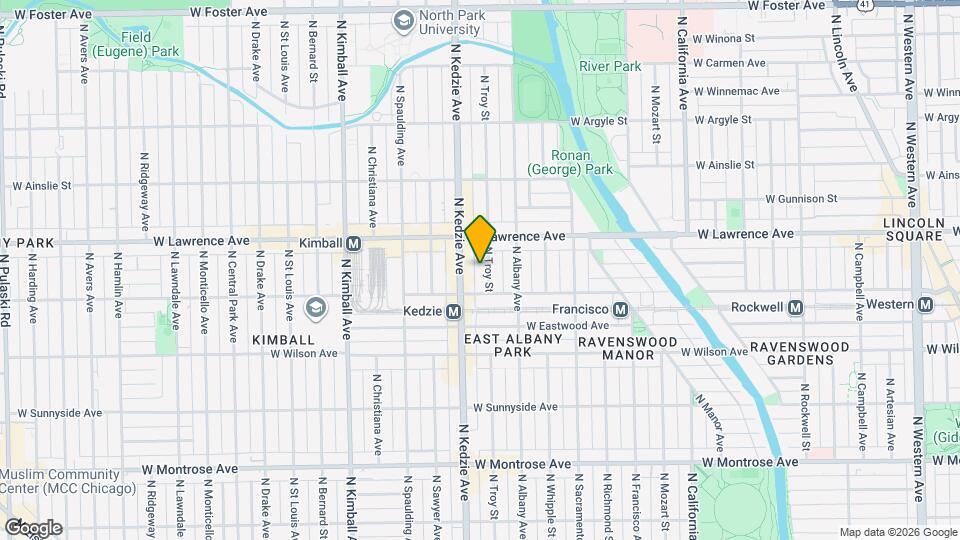 4722 N Troy St Mapa y Detalles de la Ubicación