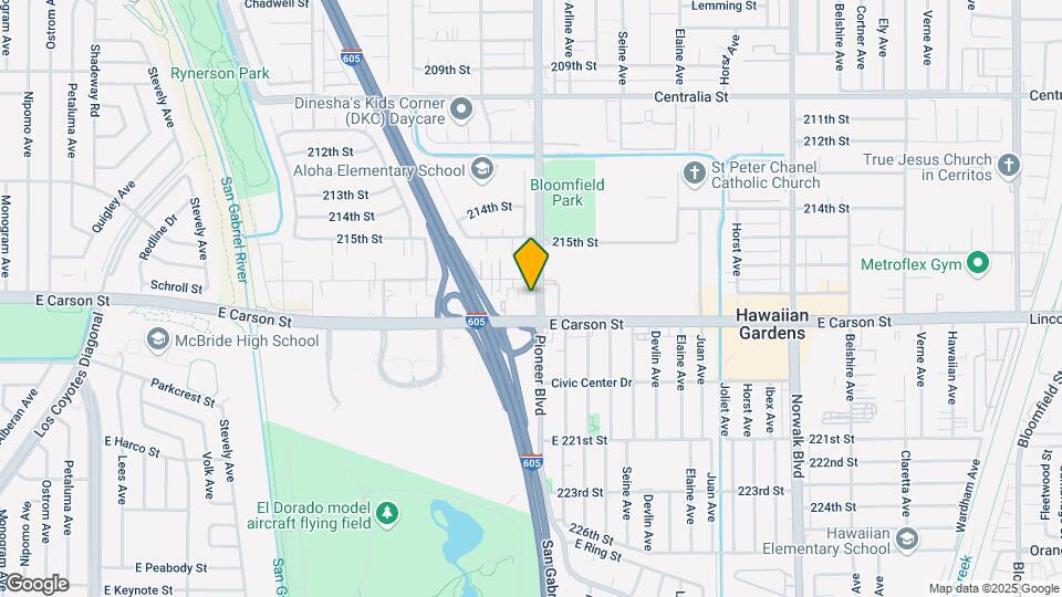 21619 Pioneer Blvd Map and Location Details