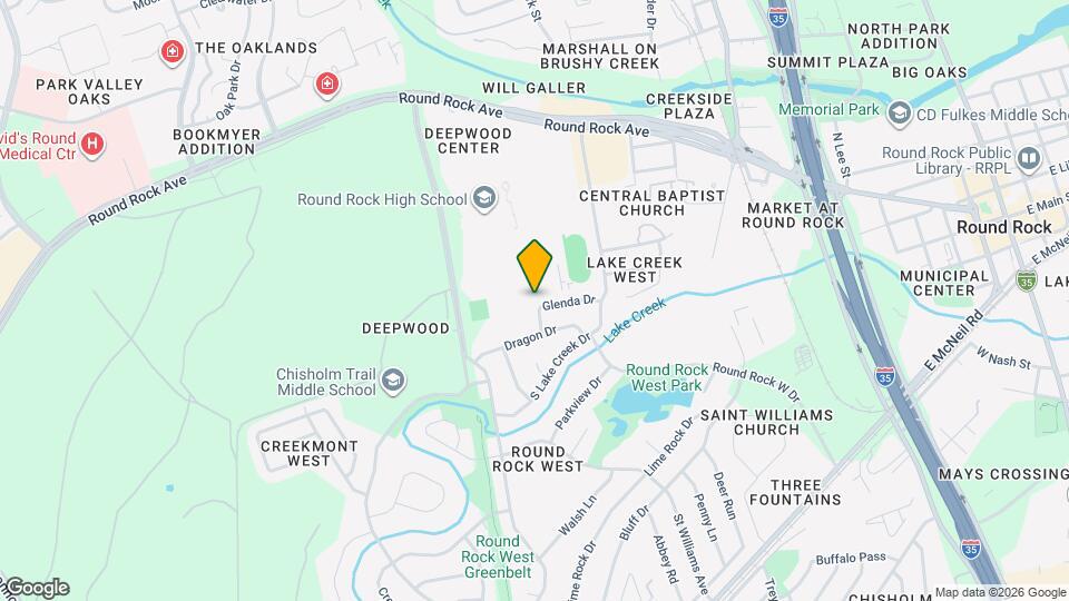 1306 Glenda Dr Map and Location Details