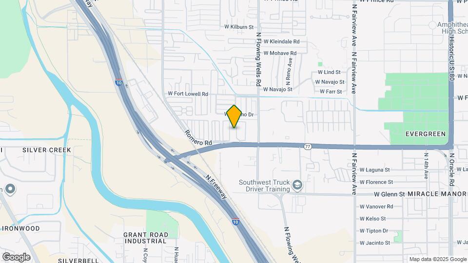 1468 W Miracle Mile Map and Location Details