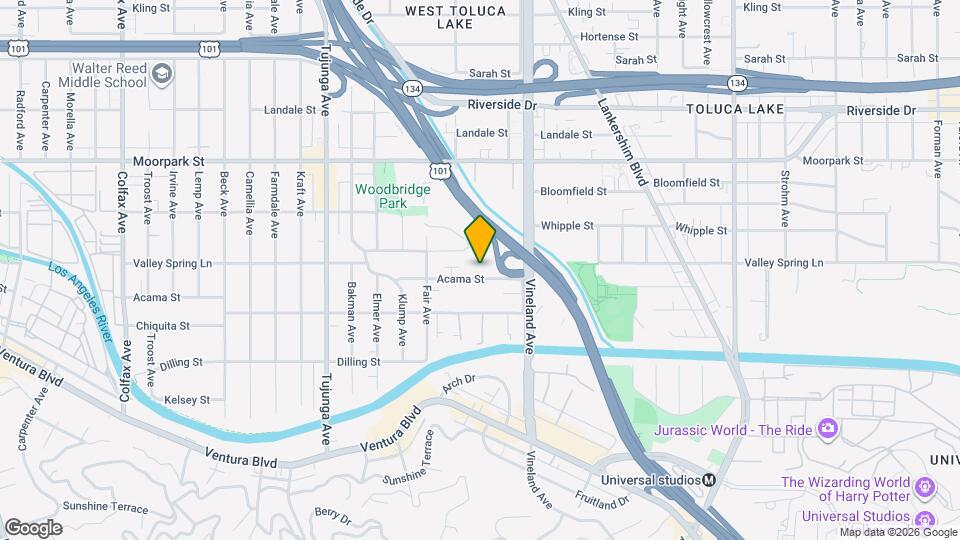 11115 Acama St Map and Location Details