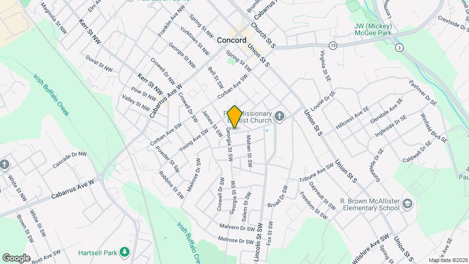 138 Chestnut Dr SW Map and Location Details