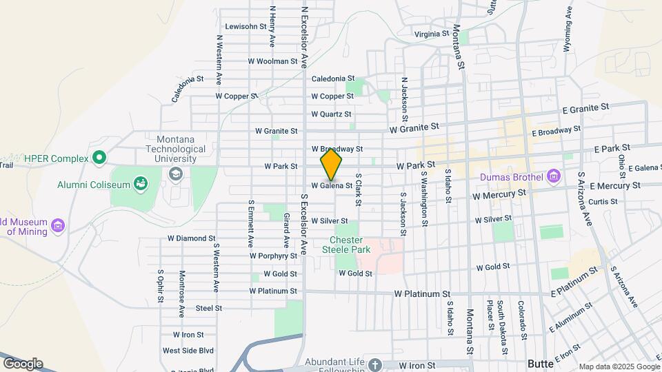 807 W Galena St Map and Location Details