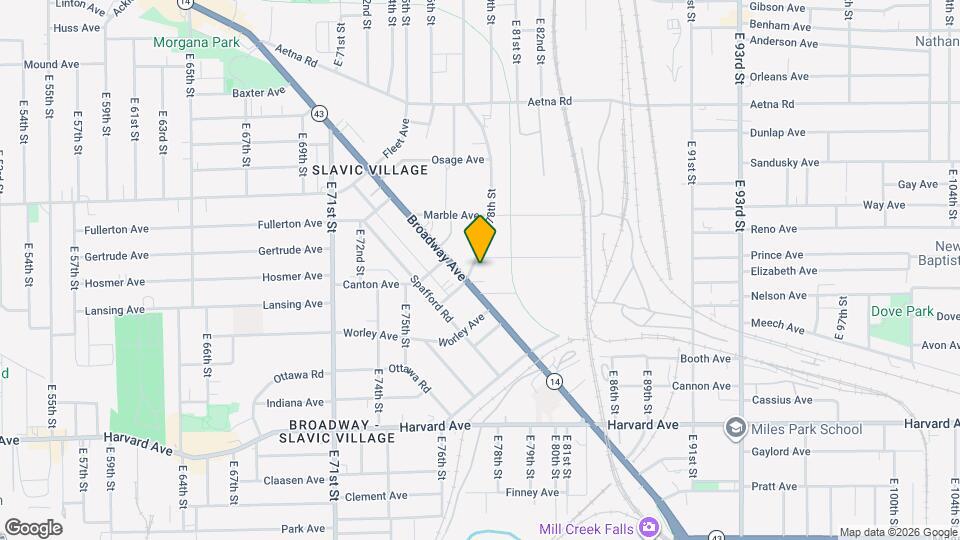 3853 E 78th St Map and Location Details