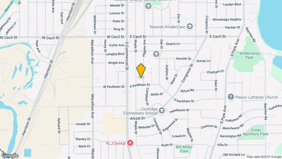 1163 Higgins Ave Mapa y Detalles de la Ubicación